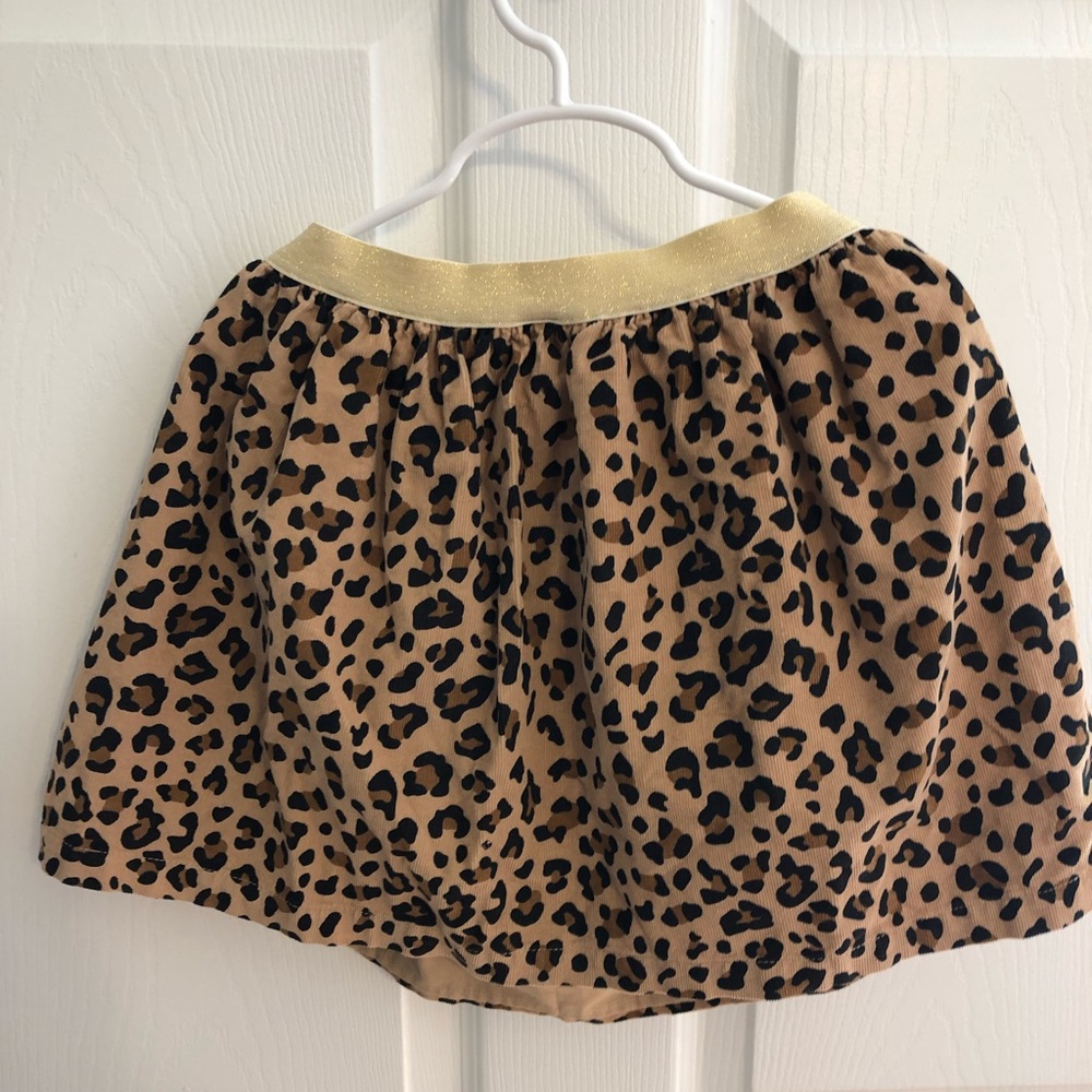 Leopard Girls Playful Skirt